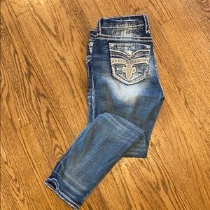 Size 26 rock revivals- ankle skinny